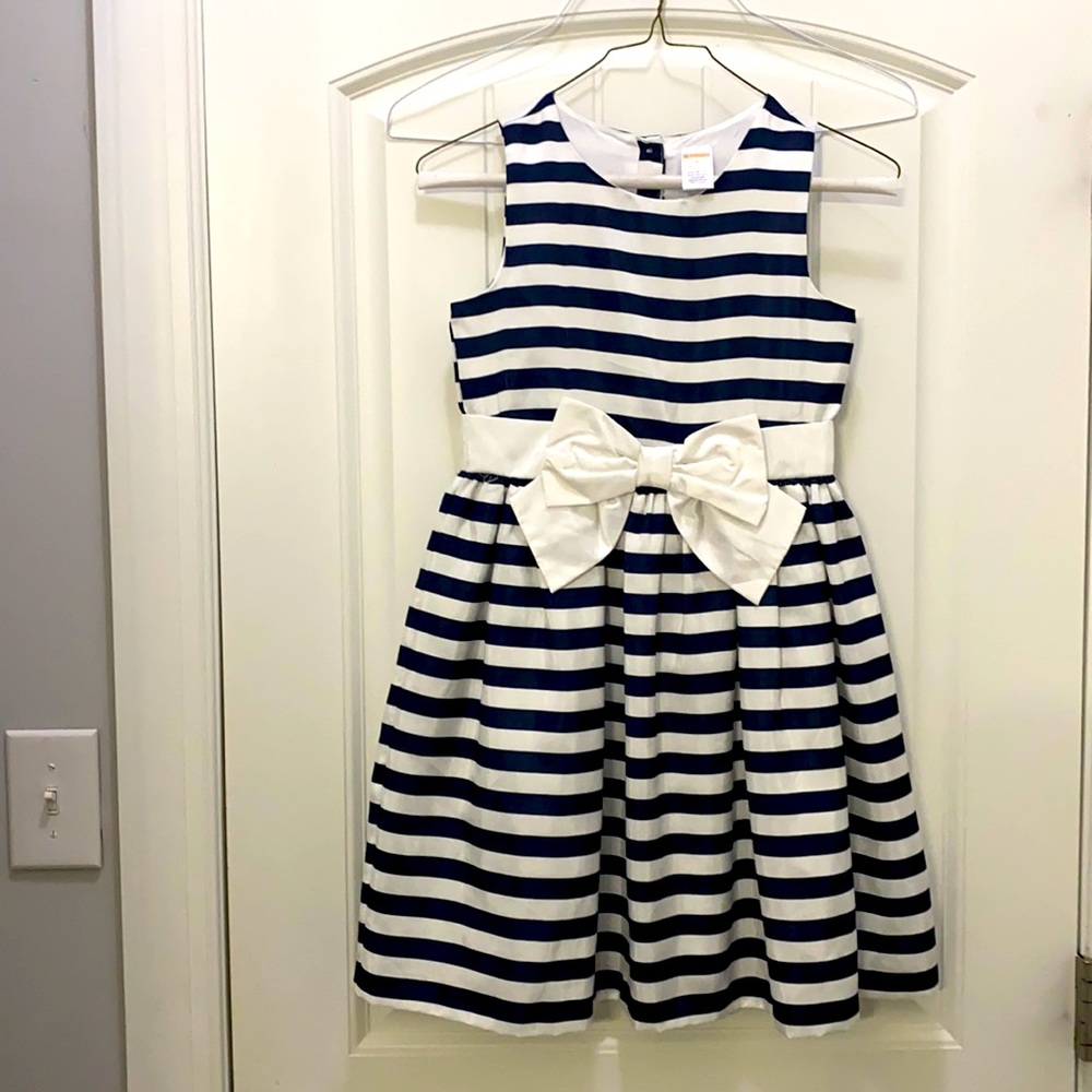 Navy/White Gymboree Spring dress